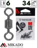 Вертлюжок роликовый Mikado № 6 (12 шт.)