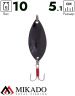 Блесна колеблющаяся Mikado ROACH №2, 10 г., 5.1 см., чернёная