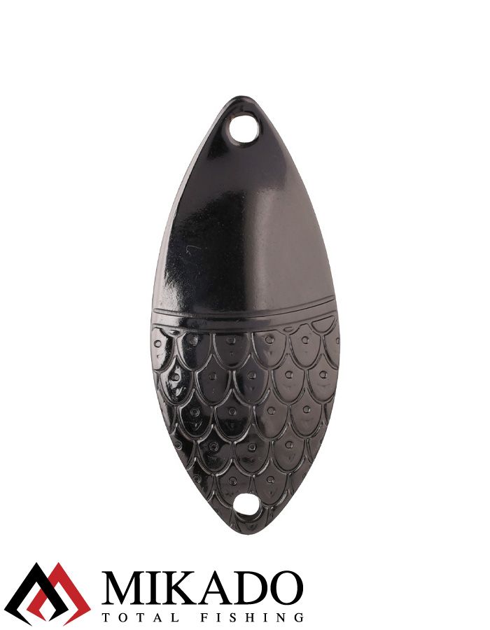 Блесна колеблющаяся Mikado ROACH №2, 10 г., 5.1 см., чернёная