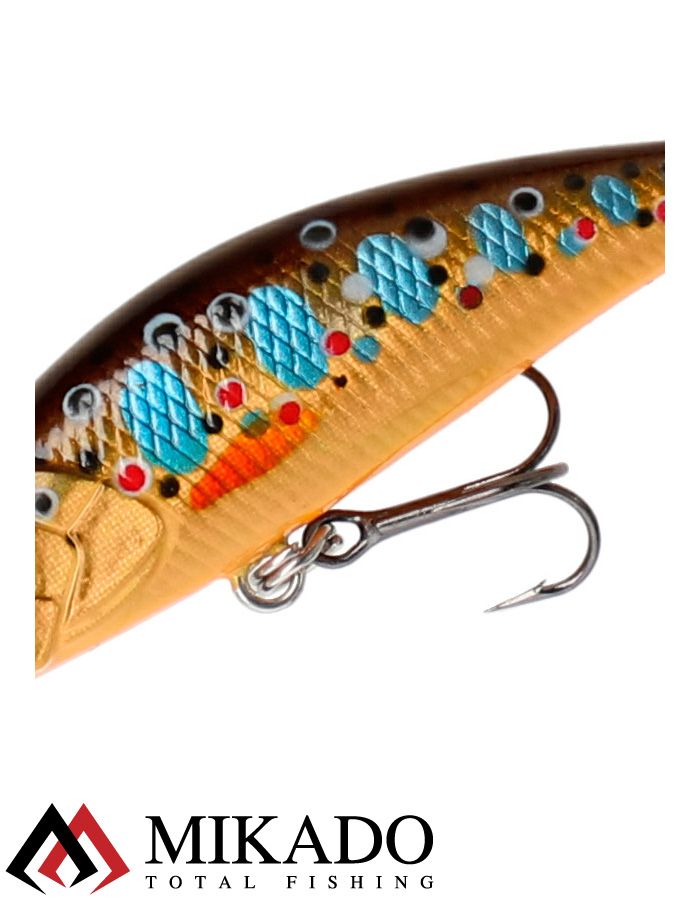 Воблер Mikado FLAMENCO BROWN TROUT 4.5 см. тонущий