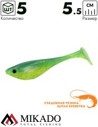 Виброхвост Mikado SPARK 5.5 см., 2.2 г., 344 (5 шт.)