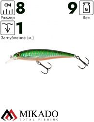 Воблер Mikado BLEAK 8 см. / 14 - тонущий