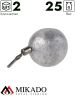 Грузила для дроп-шота Mikado Ball, 25 гр. ( 2 шт.)