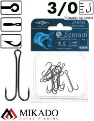 Двойник Mikado SENSUAL № 3/0 BN ( 5 шт.)