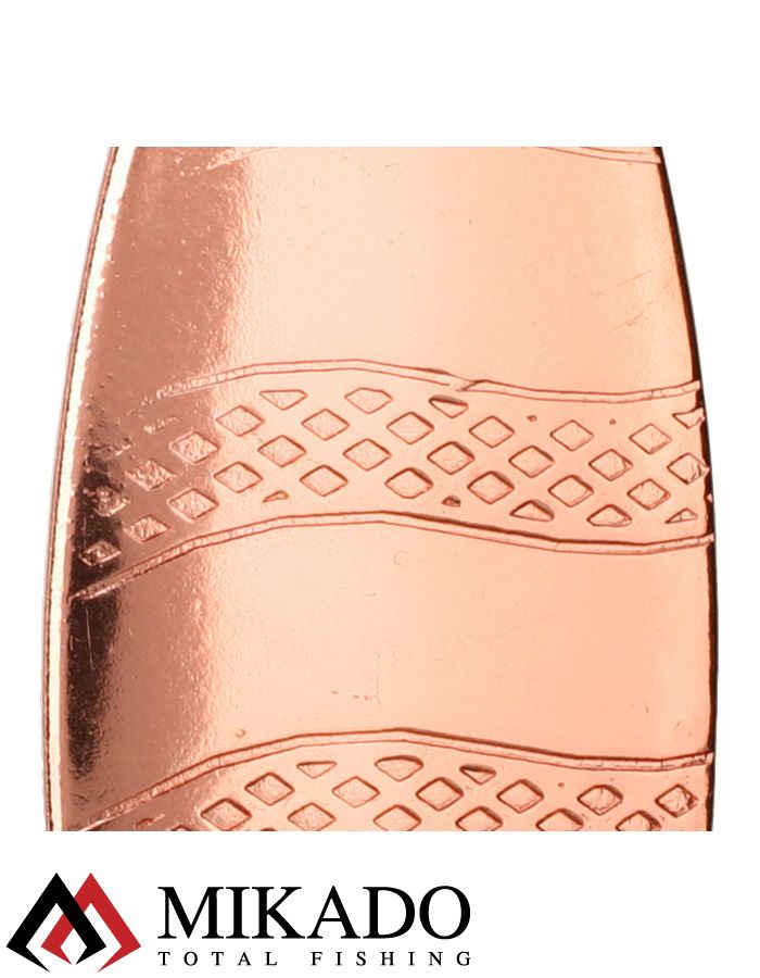 Блесна вращающаяся Mikado DRONE №4, 23.5 г., медь 01, длина лепестка 54 мм.