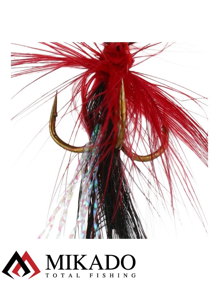 Блесна вращающаяся Mikado STREAM №0, 3 г., золото с мушкой, длина лепестка 25 мм.