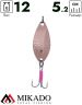 Блесна колеблющаяся Mikado ALGA №1, 12 г., 5.2 см., медь