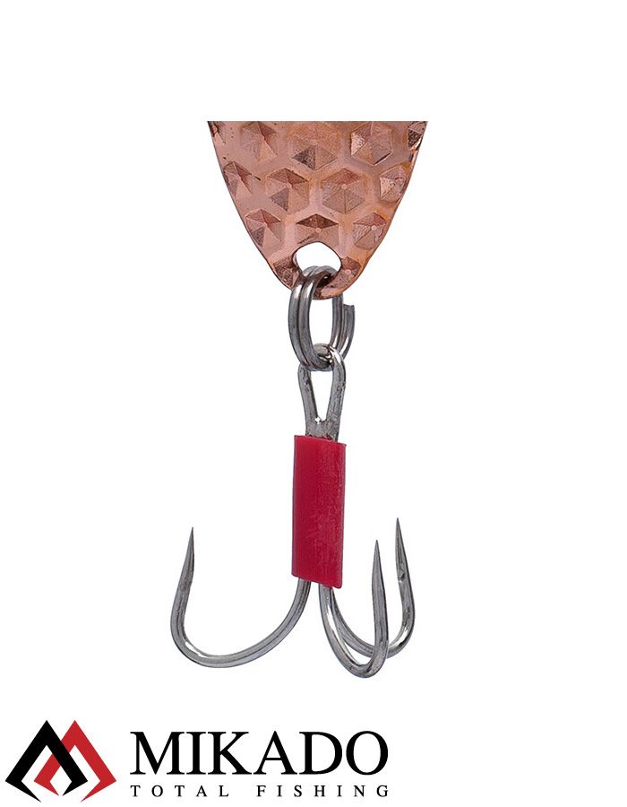 Блесна колеблющаяся Mikado DIAMOND №1, 17 г., 7.3 см., медь