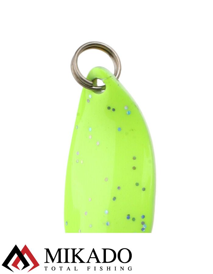 Блесна колеблющаяся Mikado TROUT CAMPIONE MINI 1.4 г., 2.2 см., зелёный-желтый