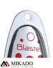 Блесна вращающаяся с кисточкой Mikado BLASTER № 4, 8 г., серебро/10