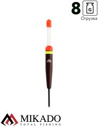 Поплавок скользящий с капсулой для светлячка Mikado, SMP-047-080, 8,0 г.