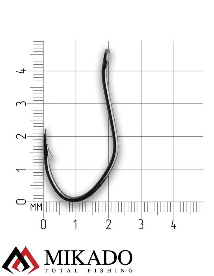 Крючки Mikado SENSUAL - CAT FISH № 2/0 BN (с ушком) ( 2 шт.)