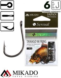 Крючки Mikado SENSUAL - TANAGO W/RING № 6 BN (с ушком)( 10 шт.)