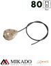 Грузило карповое Mikado с антизакручивателем. плоское (песочный) 08S  80 г.