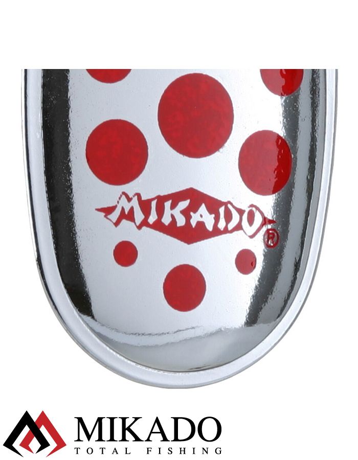 Блесна вращающаяся Mikado BLASTER №3, 5.4 г, серебро 10, длина лепестка 32 мм.