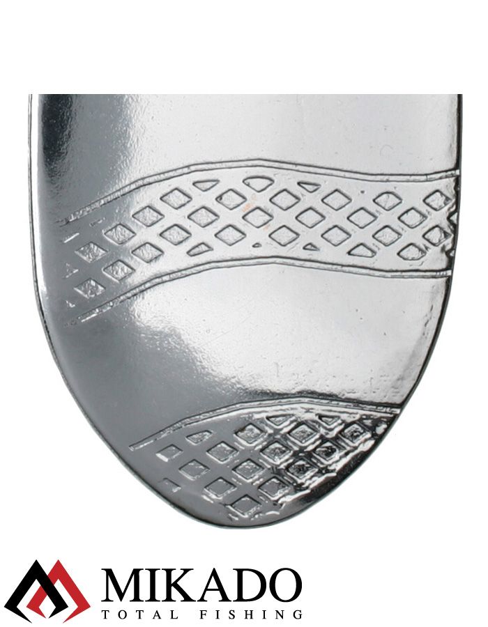 Блесна вращающаяся Mikado DRONE №4, 23.5 г., серебро 01, длина лепестка 54 мм.