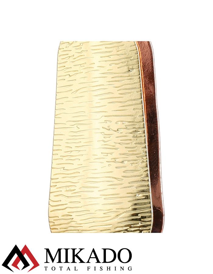 Блесна колеблющаяся Mikado TRYTHON DOUBLE №4, 25 г., 5 см., золото-медь