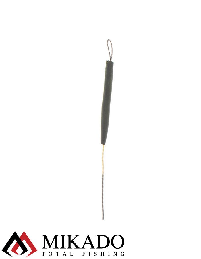 Поводок карповый Mikado SLIP D-RIG 23 см, кр.№6, 25 lbs, (уп.-2шт.)