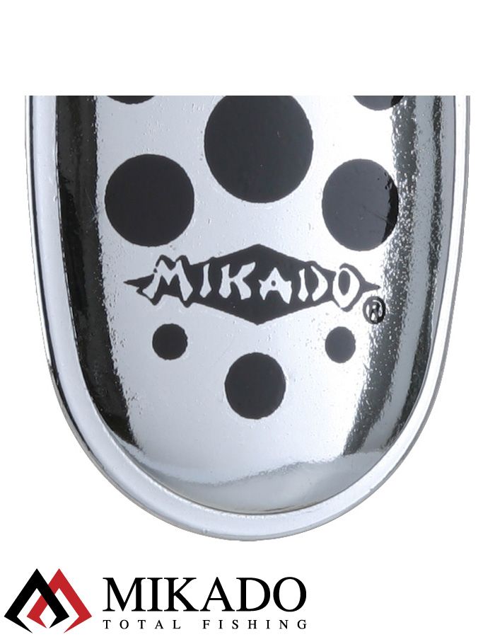 Блесна вращающаяся с кисточкой Mikado BLASTER № 4, 8 г., серебро/11