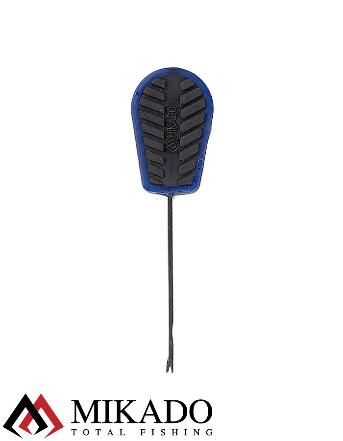 Игла - протяжка с защелкой Mikado -Territory для насадки бойлов, чёрно-синяя
