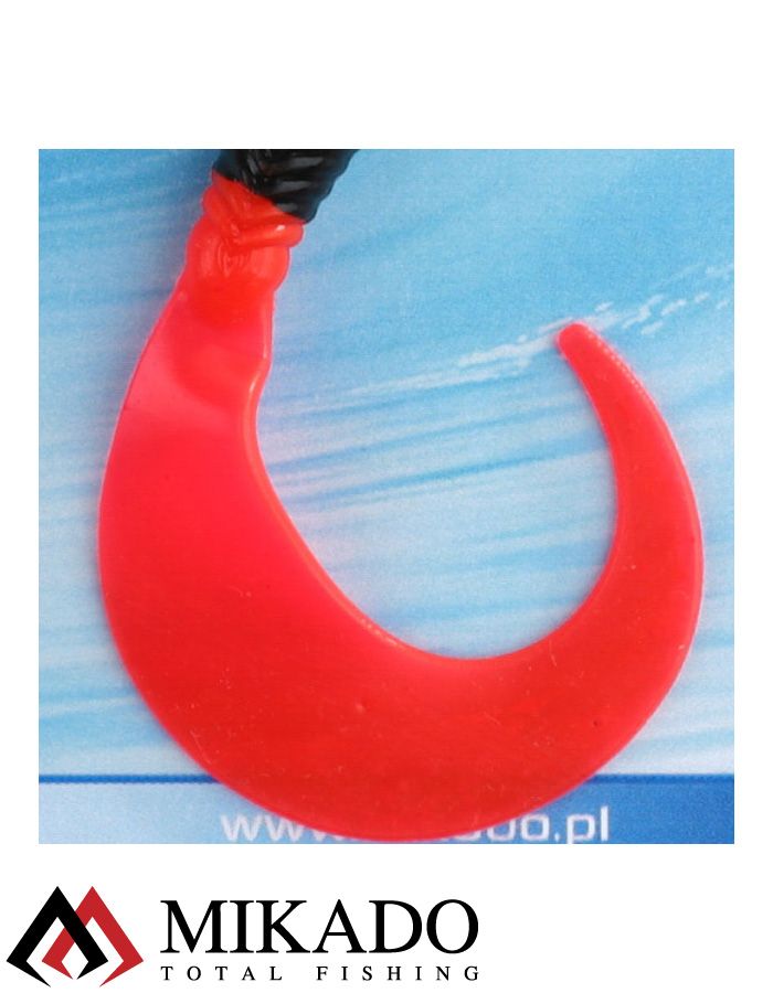 Морская оснастка Mikado PILK TWIST RIG 14см, крючок № 8/0 (BLACK/RED)