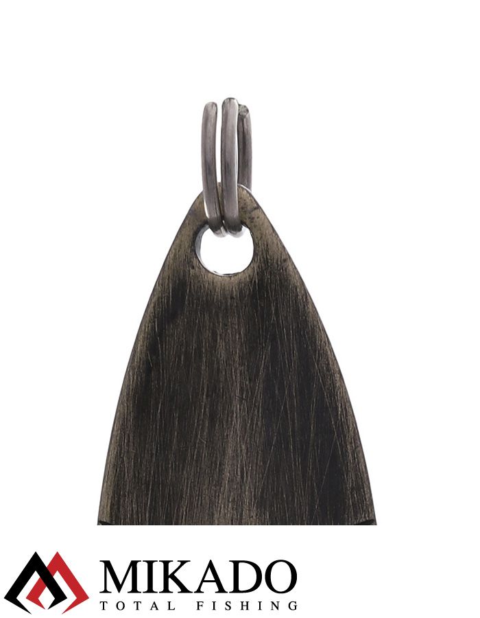 Блесна колеблющаяся Mikado ALGA №1, 12 г., 5.2 см., состаренная латунь