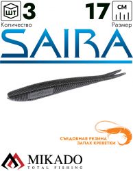 Приманка слаг Mikado SAIRA 17 см., 18.6 г., 400 (3 шт.)