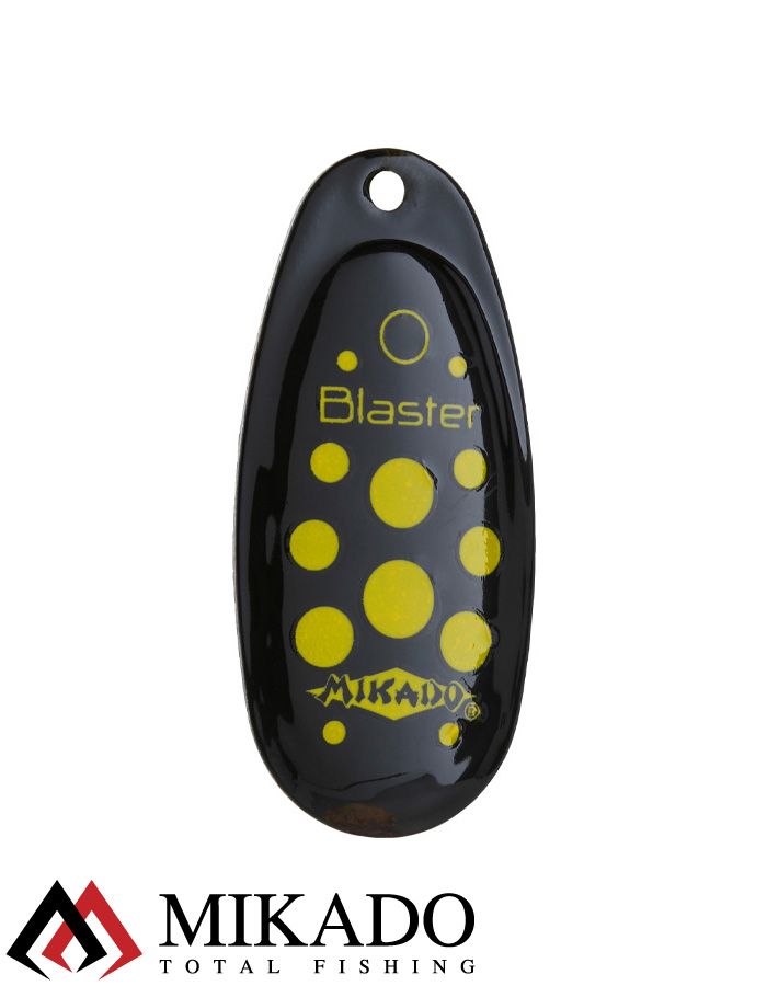 Блесна вращающаяся с кисточкой Mikado BLASTER № 4, 8 г., серебро/21