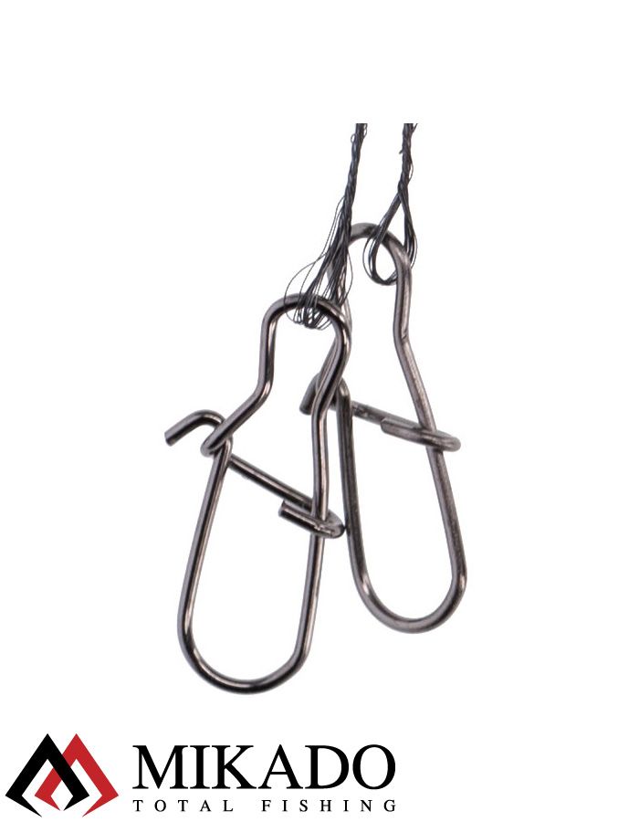 Поводок вольфрамовый Mikado JAWS STRONG 35cm/18 кг.( 2 шт.)