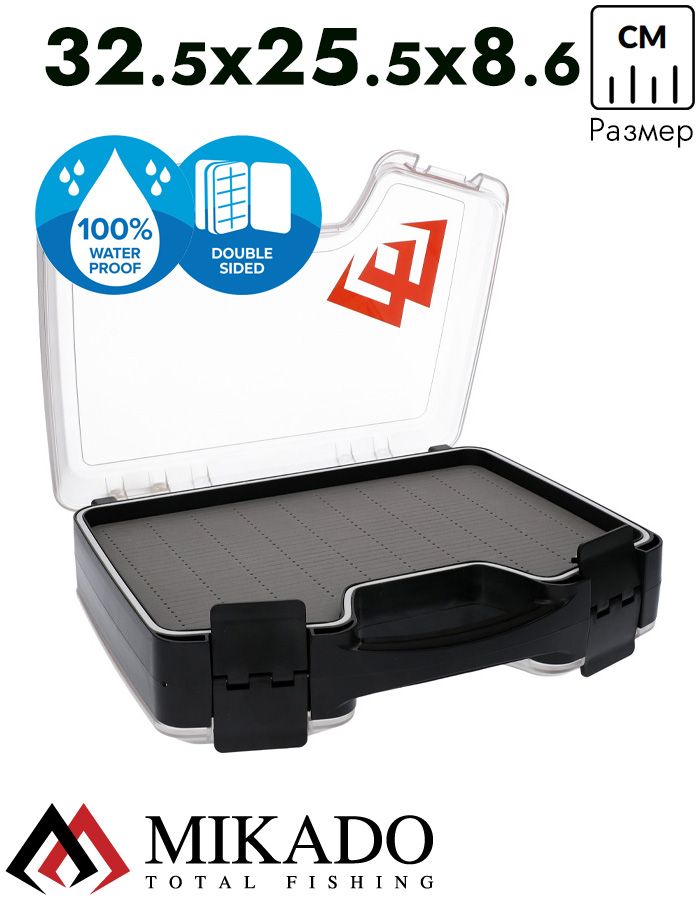 Коробка для спиннинговых приманок двусторонняя Mikado BIG JIG UABM-052