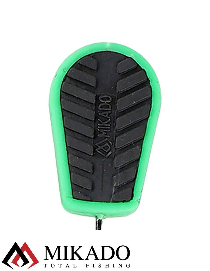 Игла - протяжка с заусенцем Mikado -Territory для насадки бойлов 9 см., чёрно-зелёная