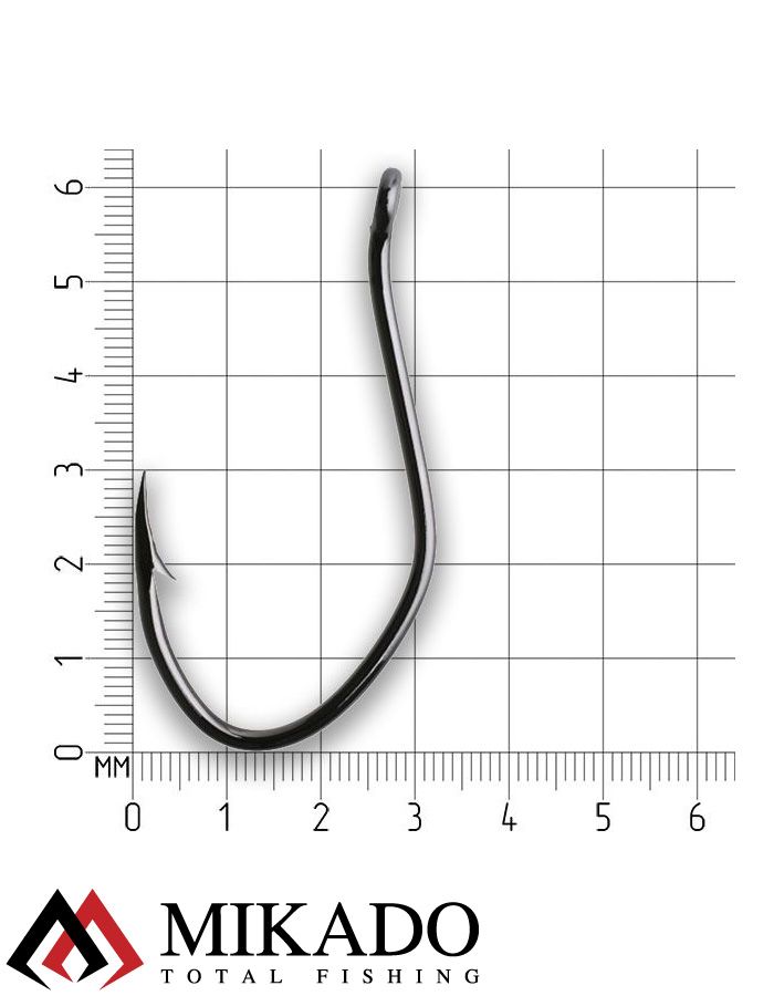 Крючки Mikado SENSUAL - CAT FISH № 6/0 BN (с ушком) ( 2 шт.)