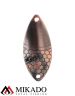 Блесна колеблющаяся Mikado ALGA №1, 12 г., 5.2 см., состаренная медь