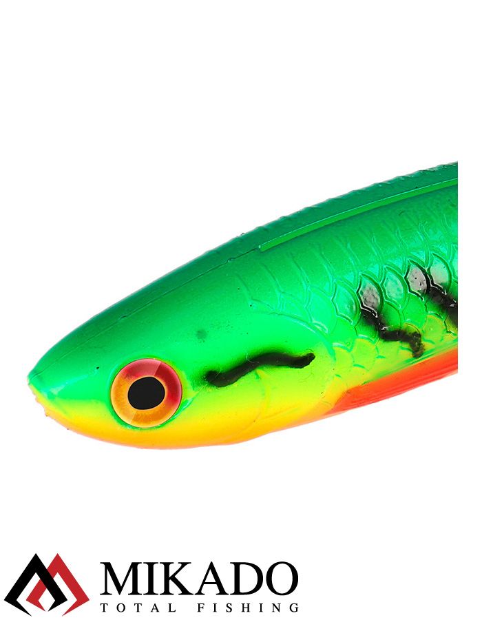 Виброхвост Mikado Sicario 10.5 см., 10 г., FIRETIGER (5 шт.)