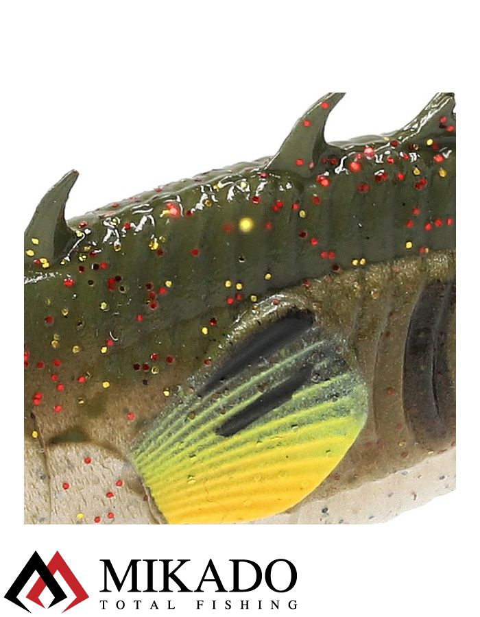 Виброхвост Mikado REAL FISH колюшка 8см., MIX (5шт.)