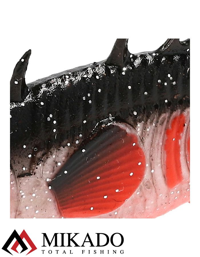 Виброхвост Mikado REAL FISH колюшка 8см., MIX (5шт.)