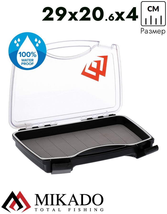 Бокс для джиг-головок Mikado BIG JIG односторон., (29 х 20,6 х 4см) с про