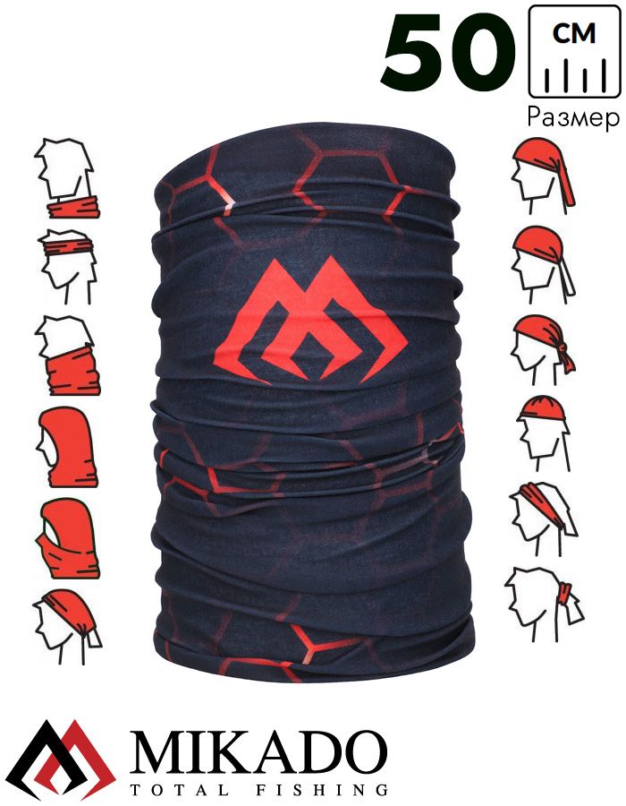 Бафф Mikado дышащий (чёрный) UM-UK007