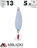 Блесна колеблющаяся Mikado HAMMER №2, 13 г., 5.5 см., серебро