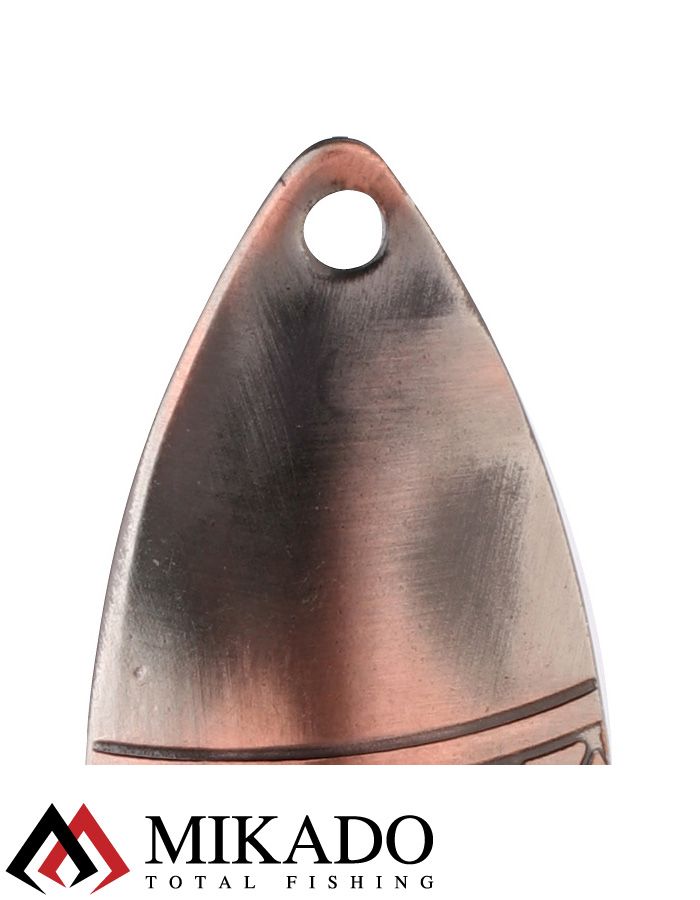 Блесна колеблющаяся Mikado ROACH №3, 14 г., 6 см., состаренная медь