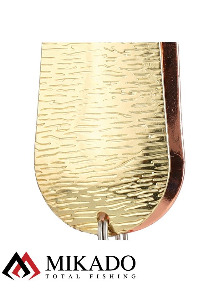 Блесна колеблющаяся Mikado TRYTHON DOUBLE №6, 24 г., 6.5 см., золото-медь
