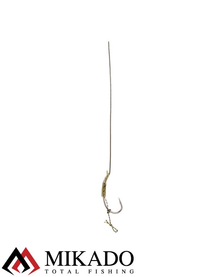 Крючки с поводками Mikado ANTI-BLOW OUT RIG - 23 см, кр. №8, 15 lbs (уп.-2шт.)