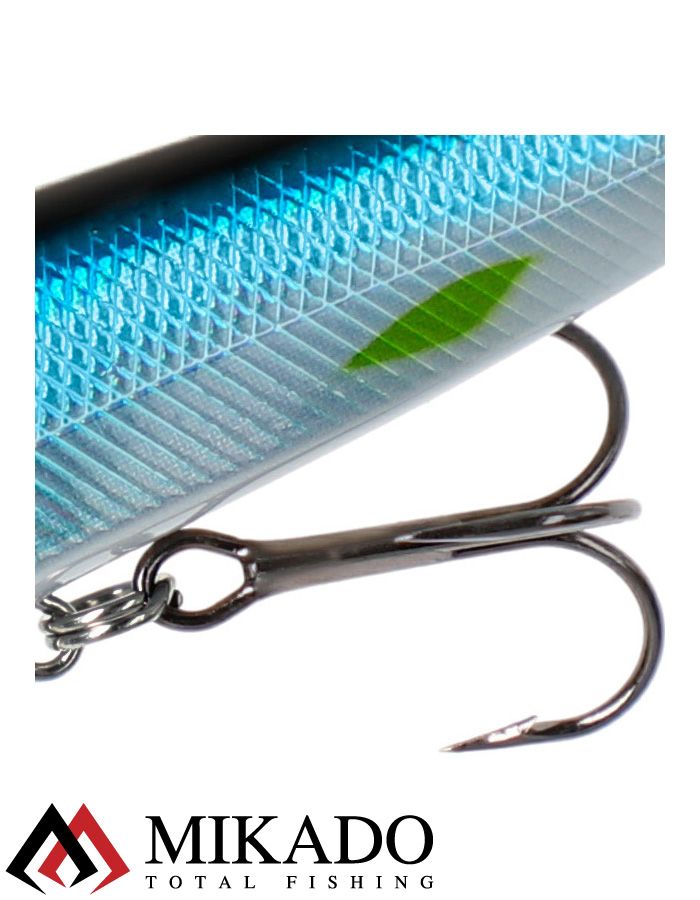 Воблер Mikado GHOST BLUE BLEAK 8 см. нейтральная плавучесть