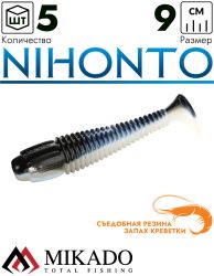Виброхвост Mikado NIHONTO 9 см., 8 г., 355 (5 шт.)