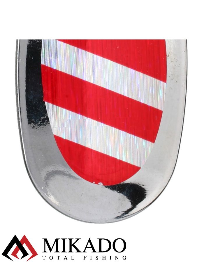 Блесна вращающаяся с кисточкой Mikado BLASTER № 4, 8 г., серебро/22H