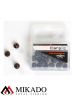 Силиконовые шарики Mikado 6 мм. (коричневый)  ( 25 шт.)