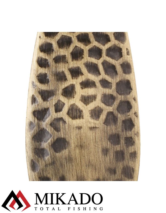 Блесна колеблющаяся Mikado HAMMER №2, 13 г., 5.5 см., состаренная латунь