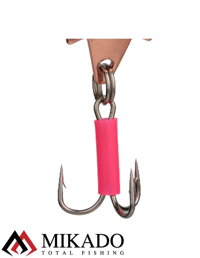 Блесна колеблющаяся Mikado SPARK №4, 31.5 г., 10.8 см., медь