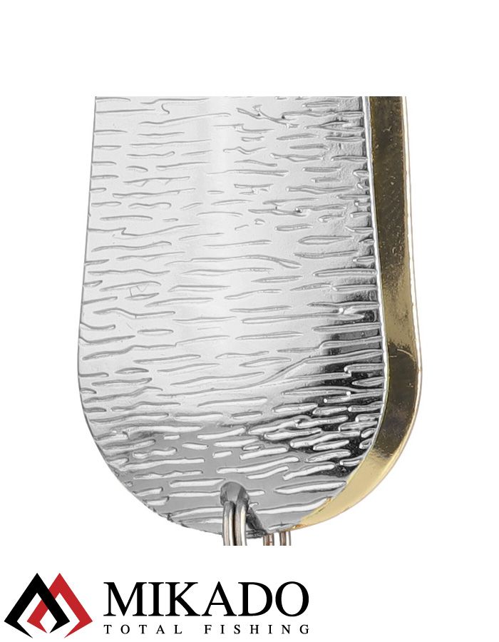 Блесна колеблющаяся Mikado TRYTHON DOUBLE №6, 24 г., 6.5 см., серебро-золото
