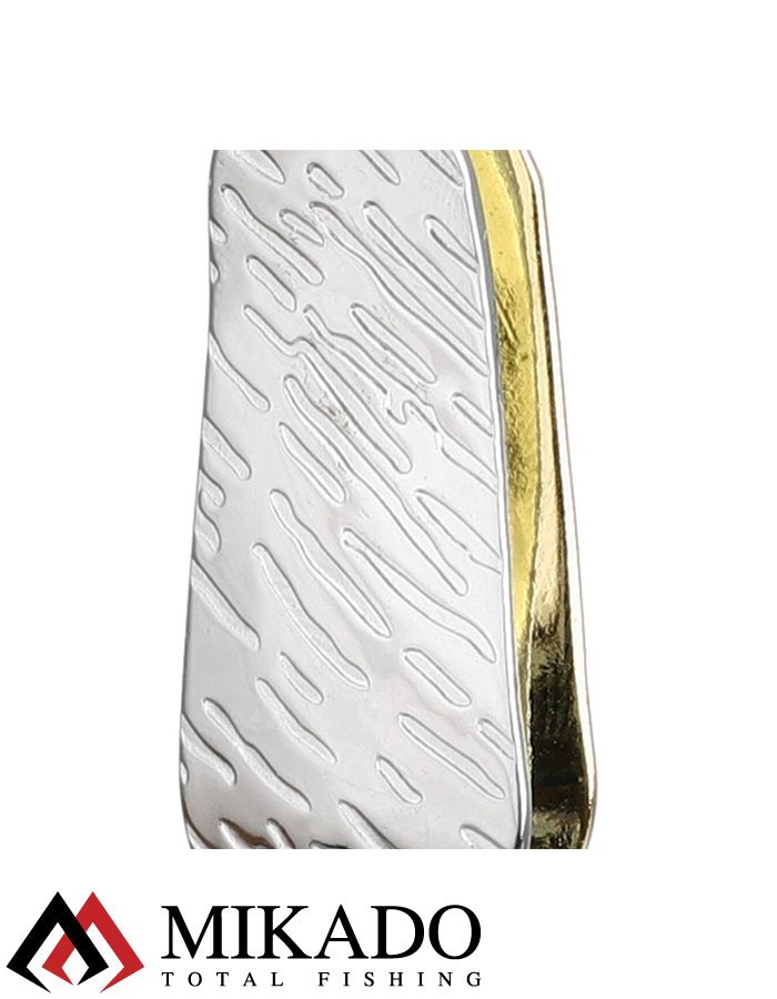 Блесна колеблющаяся Mikado TRYTHON DOUBLE №6, 24 г., 6.5 см., серебро-золото